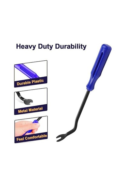 zola Εξολκέας συρραπτικών για ταπετσαρίες, πλαστικό και μέταλλο, μήκος 22,5 cm, μπλε