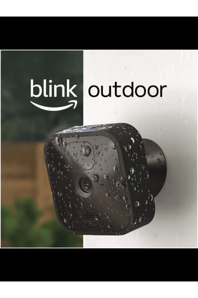 Blink 4 Camera Exterior Outdoor Sync Module 2,Wireless,HD,Movement Senzor,Nightvision,Alexa,Black