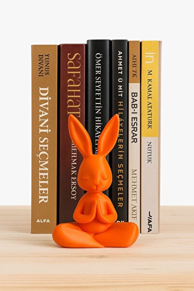 bycaeldesign Bunny Yoga Yapan Tavşan Dekoratif Ürün , Modern Ev & Ofis dekora...