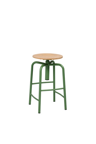 Madestr Tabu Ayarlanabilir Metal Ayaklı Renkli Tabure Ø35X65 – 77,5H cm
