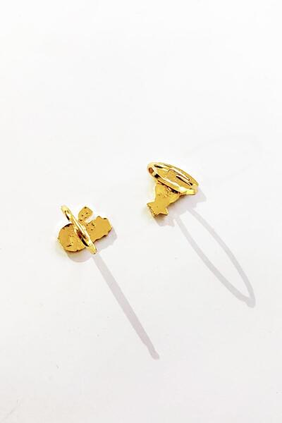 New Obsessions Christmas Santa Claus and Pine Tree Ring Set