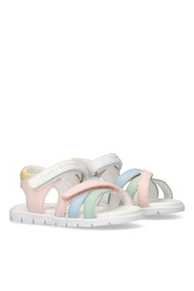 Tommy Hilfiger Girls Multicolor Velcro Closure Comfort Sandals