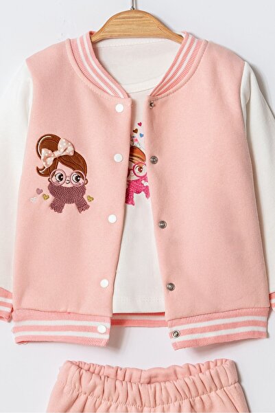 Chicsy Baby Baby Girl Embroidered 3-Piece Transitional Sets