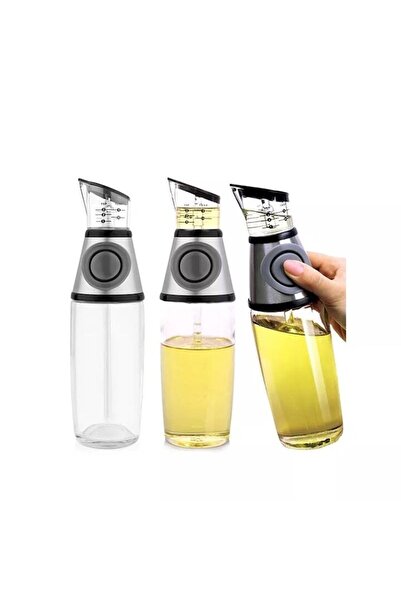 OEM Oil and vinegar dispenser, Smart Pressure, glass and stainless steel, graduated container, 500 ml