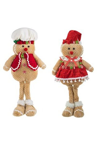 Silver Star Decorative Gingerbread Baker Figurine 45 cm