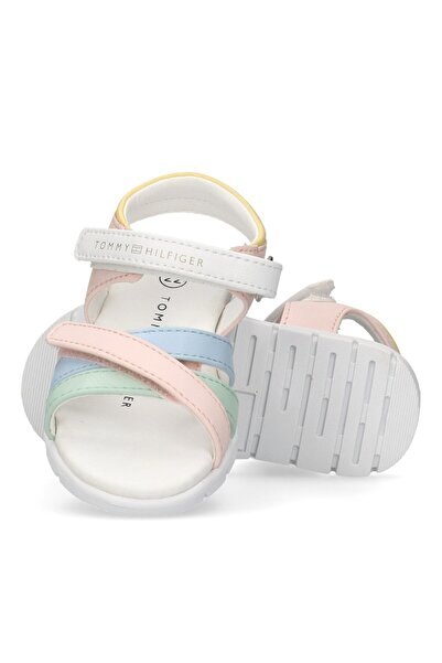 Tommy Hilfiger Girls Multicolor Velcro Closure Comfort Sandals