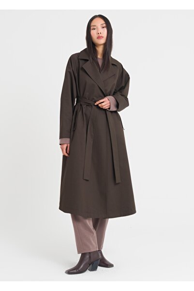 Armağan Ceket Yaka Bağlamalı Trençkot