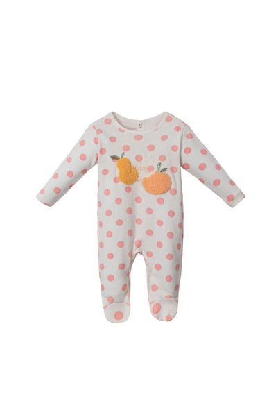 AGUBUBU Fruit Baby Romper with Full Snap Buttons on the Back