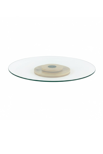 EVSTYLE 360 Degree Rotating Glass Jewelry & Makeup Organizer - Unbreakable 4 ml Tempered Glass