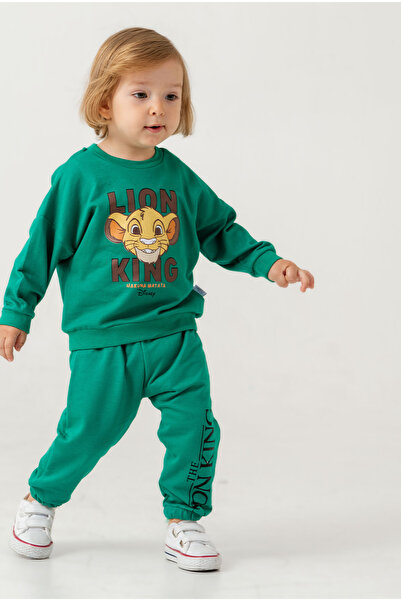 Chicsy Baby Baby Boy the Lion King Printed Transitional Tracksuit Set