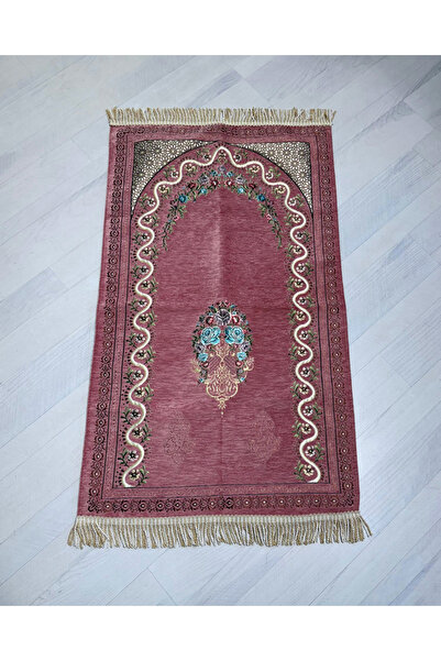 Bilenler Dowry Gift Prayer Rug Set – Prayer Rug, Scarf, Crystal Prayer Beads, Men's Prayer Beads, Skullcap with Essence Box