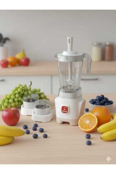 Pure خلاط شينودا الكهربائي ٣ في ١، سعة ١.٥ لتر، قوة ٣٠٠ واط، BLM-242 | قوة مطبخ متعددة الاستخدامات