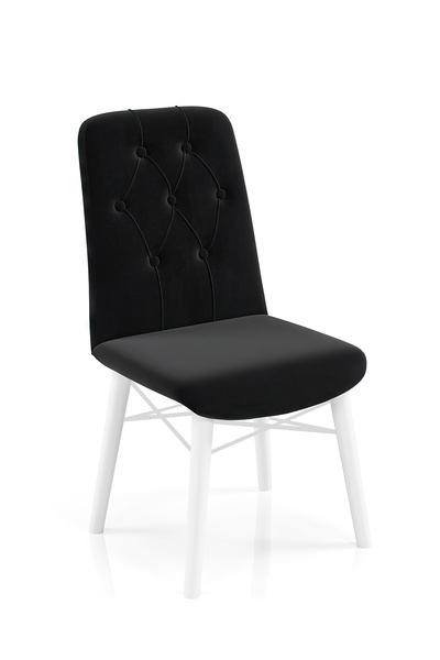 Desire JENA Chair modern, white leg, babyface textile suitable kitchen,living room, cafe - Furniture