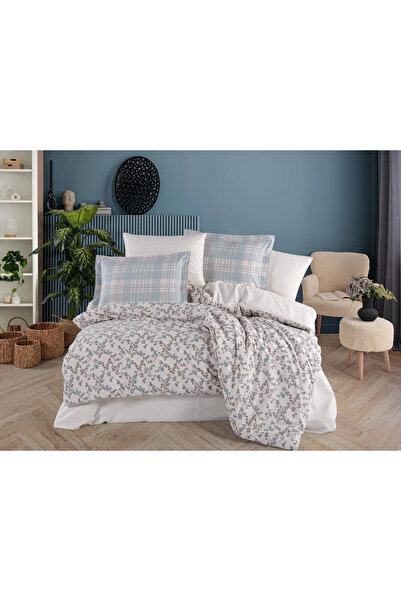 Hobby Double Poplin Duvet Cover Lola Blue