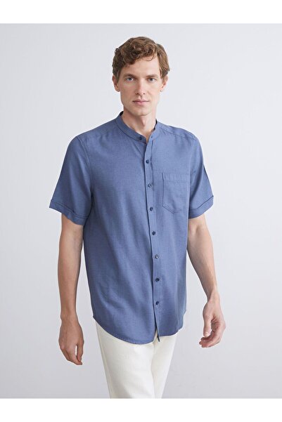 LC Waikiki Regular Fit Judge Collar Short Sleeve Men's Shirt