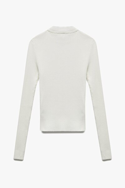 Koton Women's / Girls' Ecru Sweater (Model Code:6Wak90032Ht010)