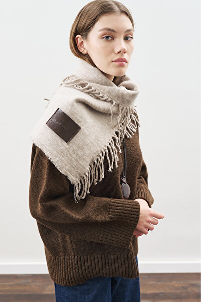 Manuka Tassel Scarf Beige