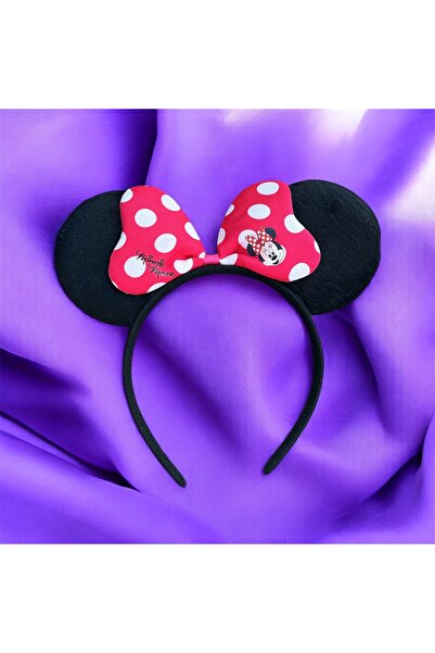 Store Fuşya Minnie Mouse Baskılı Çocuk Taç