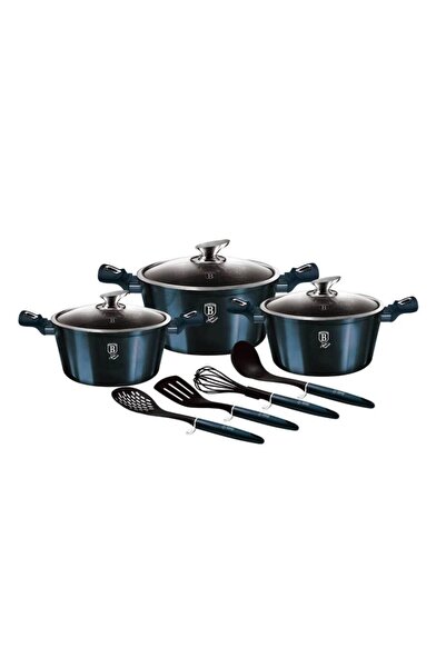 Berlinger Haus Marbleized cookware set, 10-piece, forged aluminum, BH 6152, A...
