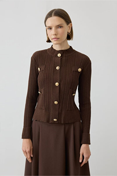 TERZİ DÜKKANI Cardigan tricotat cu nasturi Diva