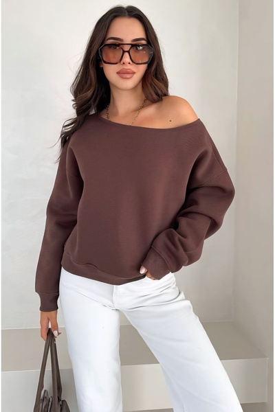 Noa Noa Φούτερ με λαιμόκοψη 3 νήματα