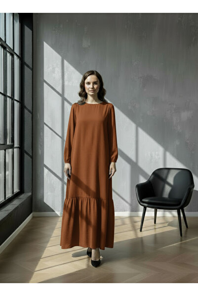 SARE ERKMEN Women's Hijab Dress Long - with Pockets