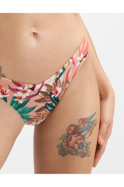 ESOTIQ Women's Bikini Bottom Briefs Tropical Floral Pattern Panties Beach Pool | Lemonade