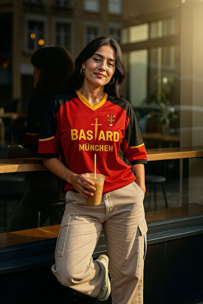 Freak Tshirt Blue Lock Anime Bastard Munich Kaiser Red-Black Unisex Sports Jersey T-Shirt