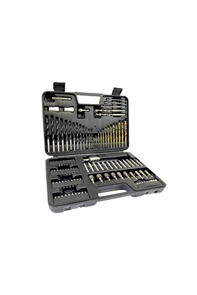 Silver Drill and bit kit, 109 pieces,