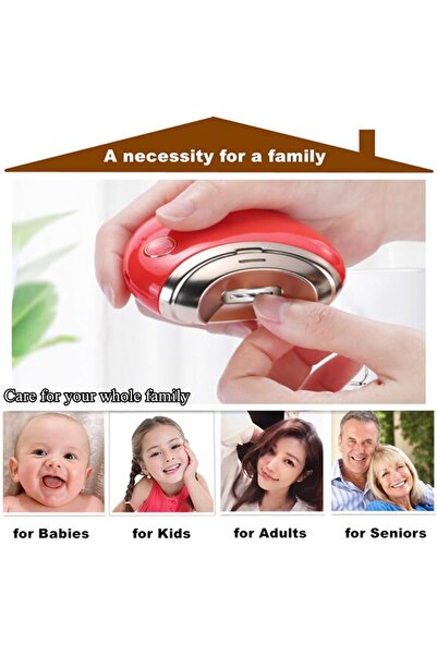Generic Electric Nail Clipper for Children - Automatic Nail Trimmer for Fingers and Toes - Professional Mani