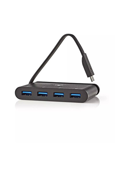 Nedis Διανομέας υπολογιστή USB τύπου C - 4x USB 3.0 μαύρο