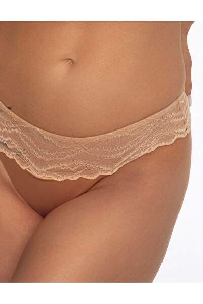 ESOTIQ Women's Thong Panties Briefs G-String with Embroidered Lace & Mesh Details | Nayu