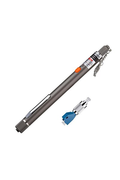 Generic جهاز تحديد الأعطال البصرية للألياف البصرية (VFL) بقدرة 10 ميجاوات وبطول 10 كم مع محول من الألياف الضوئية الذكر إلى الألياف الضوئية الأنثى