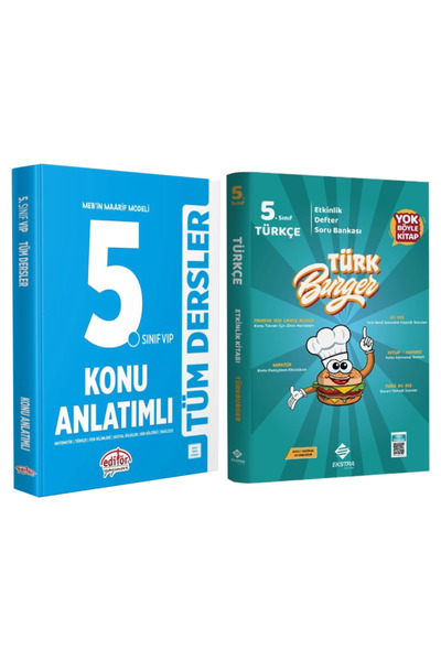 Editör Yayınevi MEB'in Maarif Modeli 5. Sınıf Tüm Dersler Konu Anlatımlı+Türk...