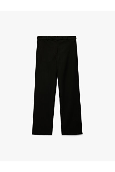 Koton Straight Fit Cepli Cigarette Kumaş Pantolon