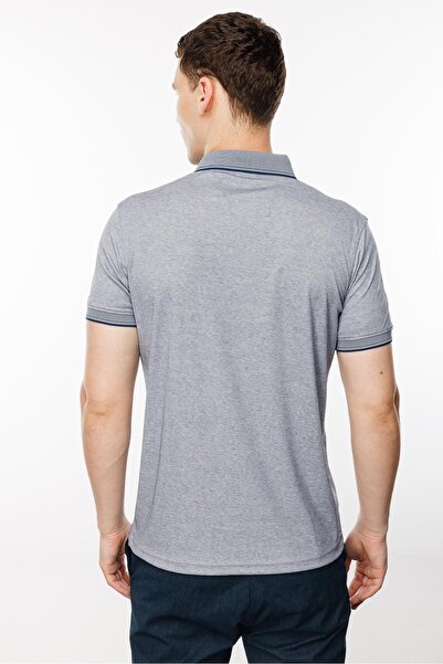 İgs Синій стандартний крій, вузький фасон, на ґудзиках, поло-комір, прямий, короткий рукав, бавовняна футболка