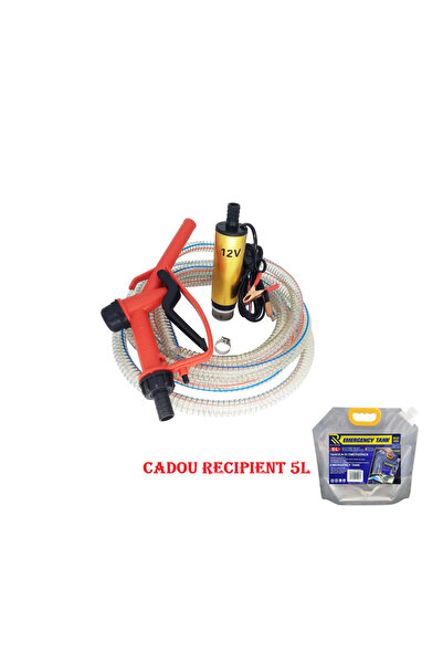 PARADOX SINCE 1992 Transfer pump for gasoline/diesel/other liquids 12V + GIFT 5L CONTAINER