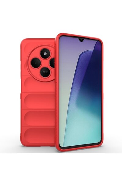 Techsuit Θήκη για Xiaomi Redmi 14C / Poco C75 / M54, Πολυουρεθάνη, Κόκκινη