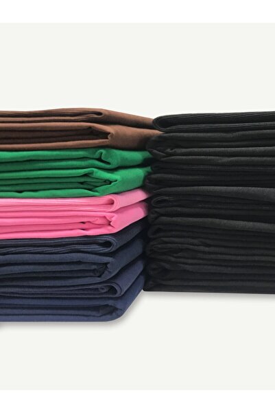 Yiğit Kumaş Ribbed Kneeless 2 Thread Flexible Fabric Set, 10 Pieces, Sizes between 100-120 cm