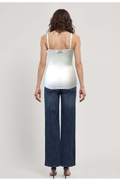 WESTMARK LONDON White Round Neck Rope Strap Women's Top Harleen