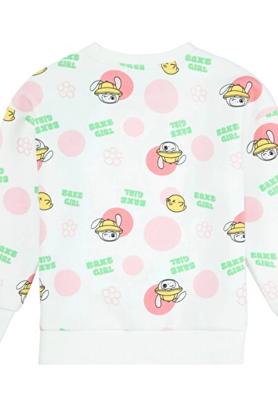 ERKE Women's / Girls' White Sweatshirt (Model Code:76223102036)