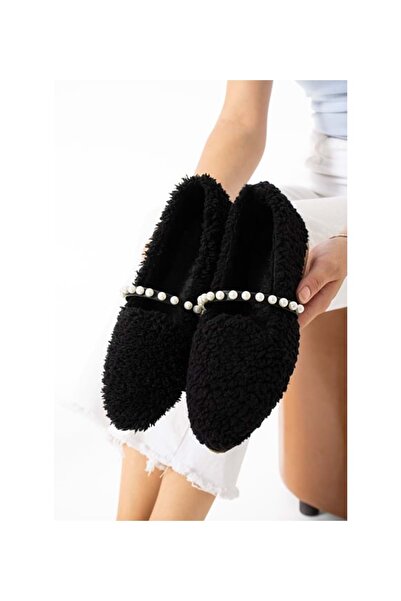 AYAKCİTY Kadın İncili Ev Babeti Yünlü