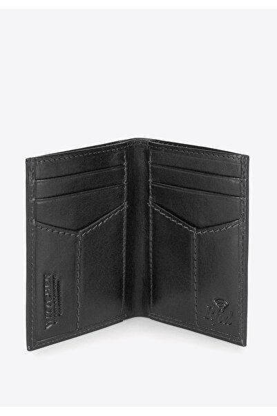 Wittchen Men's Leather Slim Wallet Black Leather