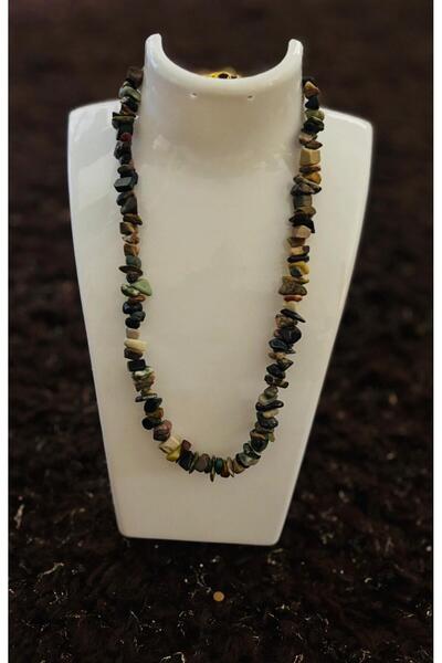 golden takış Natural Stone Necklace