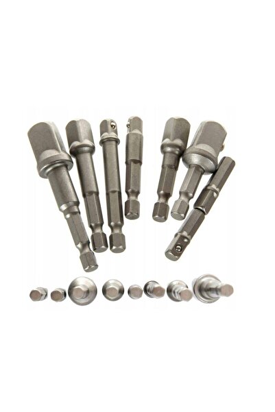 Kraft Set adaptoare pentru autofiletanta, 1/4"-3/8"-1/2 ", 8 piese,