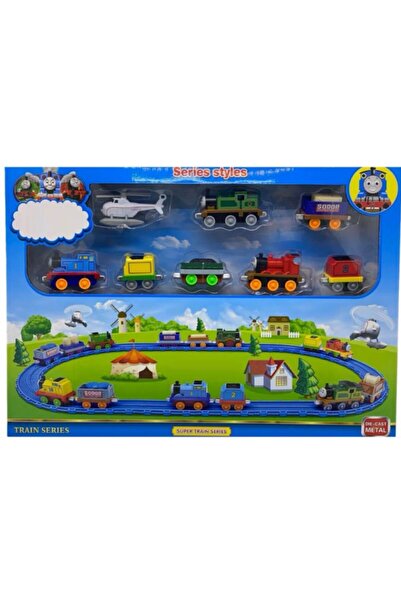 ENAGRO Train set – metal parts, tracks and accessories, multicolor