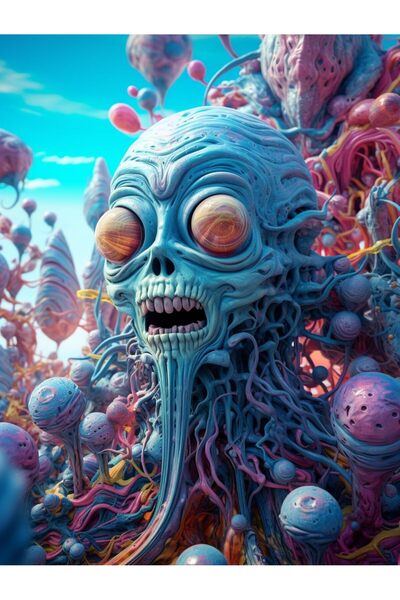 Brady Κιτ κεντήματος με διαμάντια 5D, 30 x 30 cm, Martian