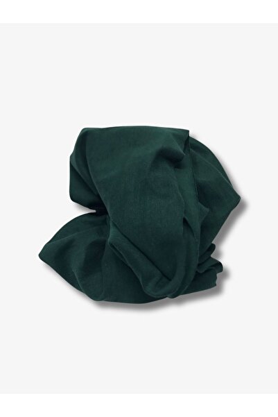 Yiğit Kumaş Thin Ribana Fabric, Piece 30X160 cm Emerald Color