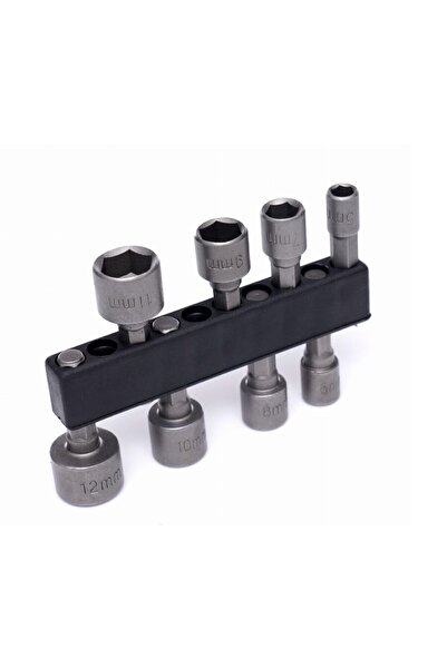 Kraft Hexagon adapter set for 1/2", 1/4", 3/8", 8 pieces,