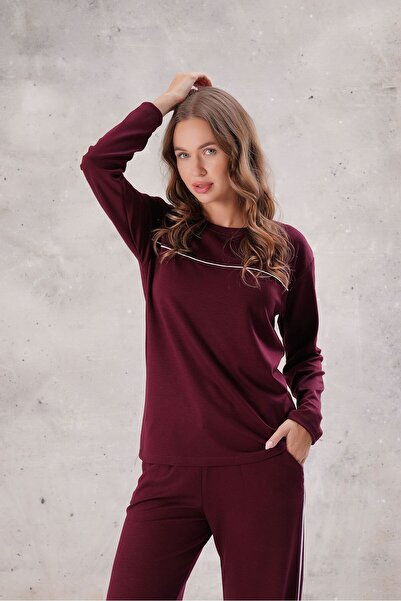 Rouge basıc Modal Fabric Tie Suit